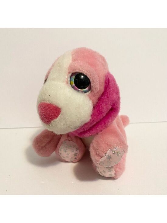 Russ Other - Russ Puppy Dog Sophia Plush Lil Peepers Lovey Stuffed Animal Pink White Big Eyes
